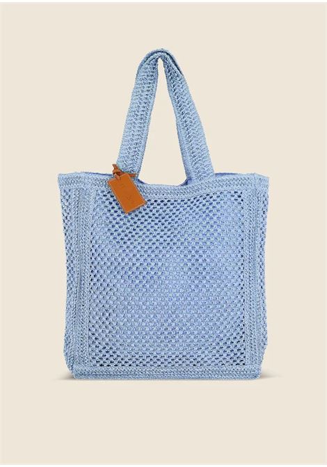 borsa da mare rafia azzurra ME FUI | A076SBRAFIA-SKY